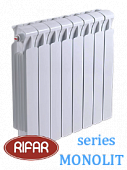 Радиатор биметаллический RIFAR МONOLIT (боковое подключение) 500/14 секций с доставкой в Салават