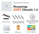 ZONT Climatic 1.2 Погодозависимый автоматический GSM / Wi-Fi регулятор (1 ГВС + 2 прямых/смесительных) с доставкой в Салават